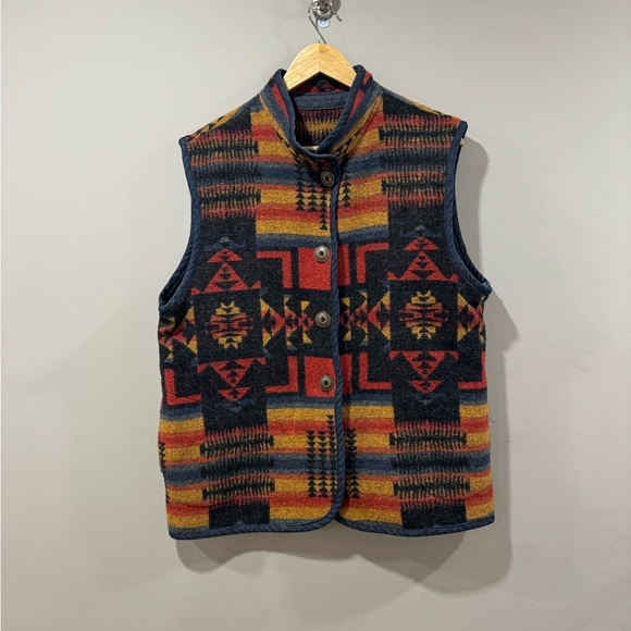 Men’s Vintage Nordic Aztec Vest - Picture 1 of 8